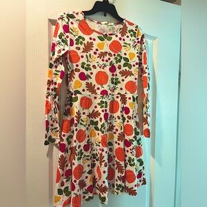 Children’s Place Girls Fall Holiday Skater Dress Size 10/12